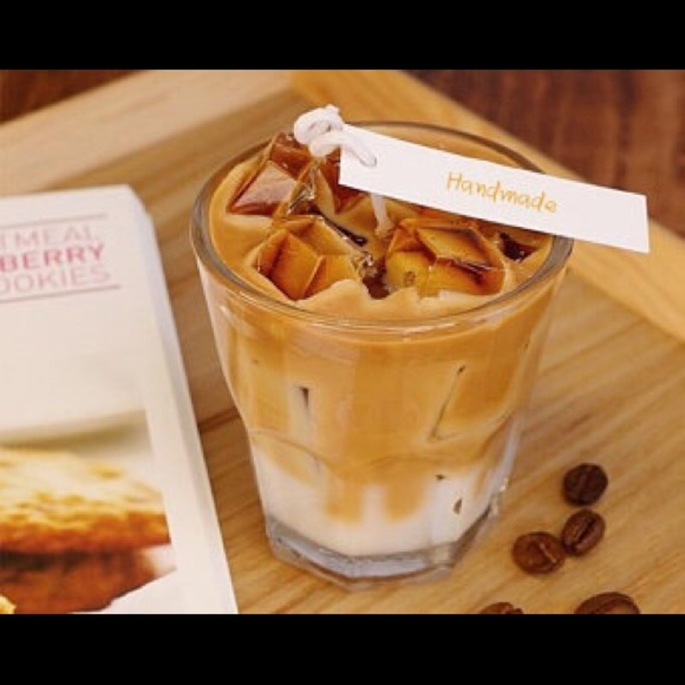 Iced latte candles